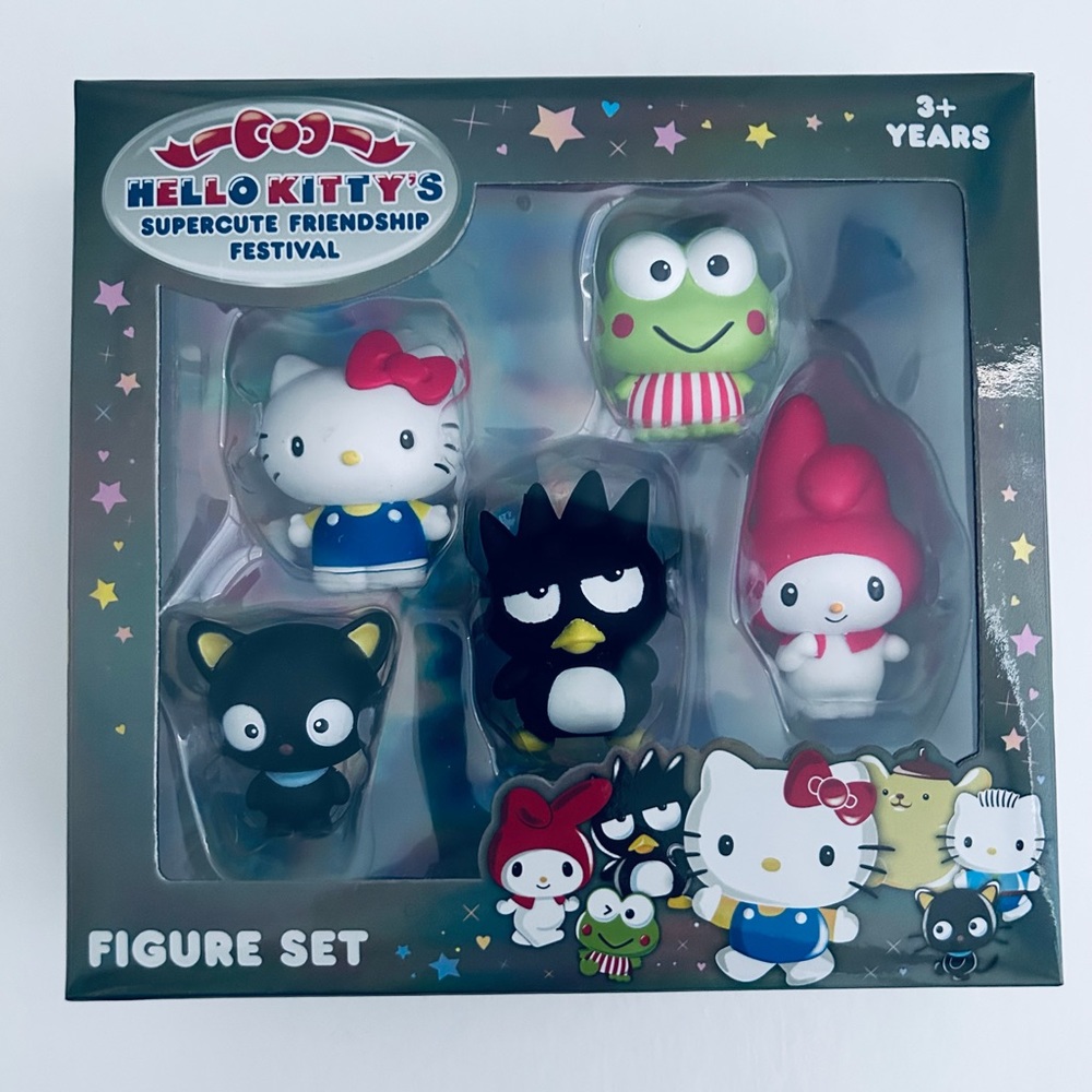 New Hello Kitty’s Supercute Friendship Festival Figure Set Sealed Sanrio 2015